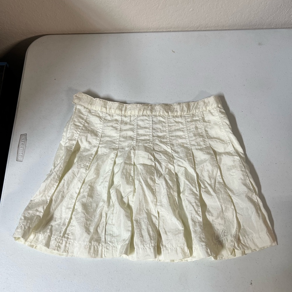 ****** white Nike Tennis Skirt school uniform ******